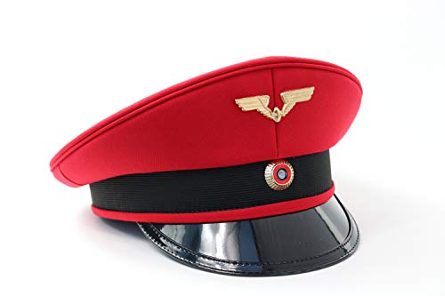 Preisvergleich Produktbild Zunftbedarfde Schirmmütze Rotkäppchen Fahrdienstleiter Eisenbahn Made in Germany