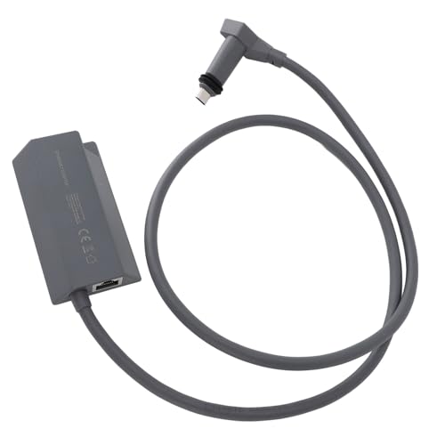 Walfront Rectangle Satellite Internet Powerline Ethernet Adapter Easy to Install for Wired External Network Enjoy The Network World Anytime Rubber