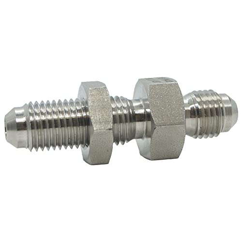 Image of RFS Stainless Steel JIC Tube Fitting, Bulkhead Union, 5 /8 inch Tube OD, 5 /8 inchJIC Male