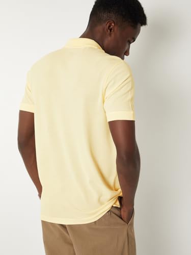 Image of Max Men's Polycotton Half Sleeves Regular Fit Solid Polo T-Shirt