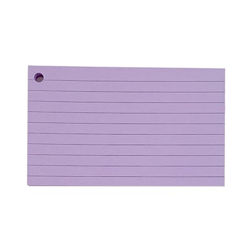 Flashcards Study Note Card Game Lined Indexes With Binding Rings Paper Study For School Lined Revision