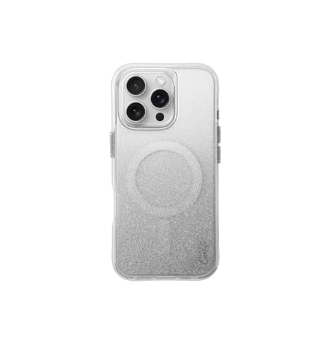 Coehl LUMINO Coque de téléphone compatible avec iPhone 16 Pro, 6.3, chargement magnétique (argenté)