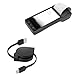 BoxWave Cable Compatible with Zyyini POS PDA Receipt Printer (5.5 in) - miniSync - USB-A to USB Type-C, Retractable Cable - USB-A to USB Type-C