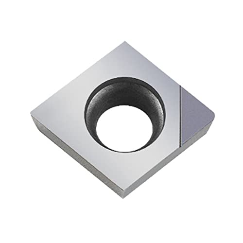 Inserto PCD CBN CCMT for utensili da tornio Inserto for tornitura CNC CCMT060204 CCMT09T304 CCMT120404 for acciaio duro in alluminio (Size : CCMT09T304, Color : 2PCS_CBN)