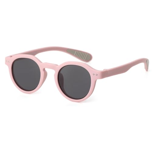 Image of Mirkcittle Polarized Kids Sunglasses for Girls Boys, TPEE Rubber Flexible Frame for Children Age 2-8，100% UV Protection