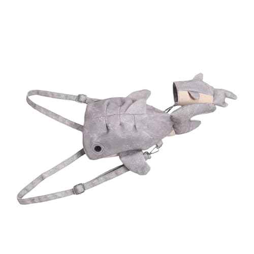 Paquet bandoulière en toile requin-baleine ajustable confortable avec pendentif