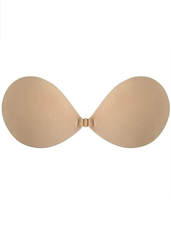 vyana treasure Strapless Sticky Push Up Bra for Women Invisible Backless Silicone Adhesive Bra with Front Clasp Reusable Free Size for Saree, Gown & Party Dress Combo Multicolor-picture-36