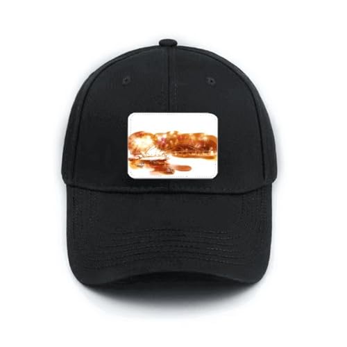 Casquette Sydney Opera House et Bridge noire en coton avec sangle