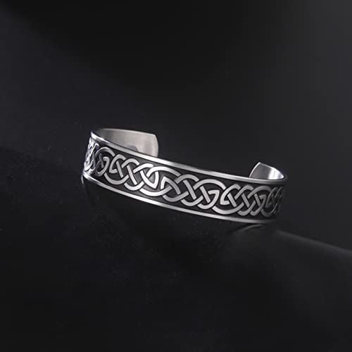 Pulsera Celta Nudo en Acero Inoxidable para Hombre miniatura 4