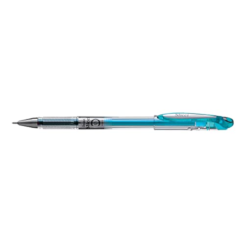 Bolígrafos de gel Pentel Slicci Extra Fine Azul Bebé x2 miniatura 1