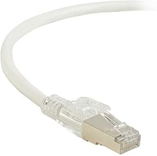 BLACK BOX NETWORK SRV - GIGABASE 3 CAT5e. Shielded Patch Cord White 7FT