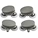 Replacement Twin Butterfly Shower Door Rollers, Adjustable Top and Bottom Wheels for 19/23/25/27mm Diameter, Compatible with 4-6mm Glass Thickness(19mm)