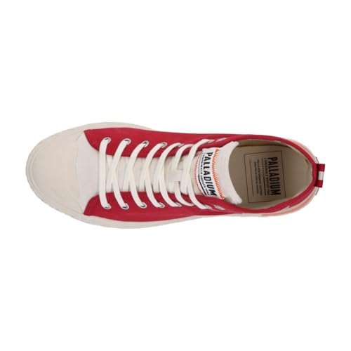Image of Palladium Unisex Palla Ace Mid Organic Canvas Lace Up Sneaker