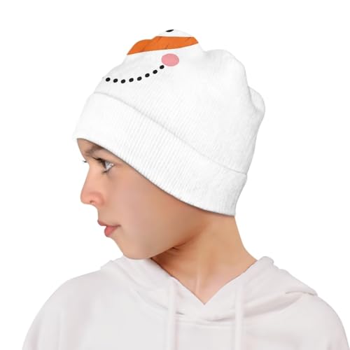 Cartoon Animal Print Beanie Hats for Boys Girls Soft Chunky Slouchy Beanies Kids Cute Winter Hat4