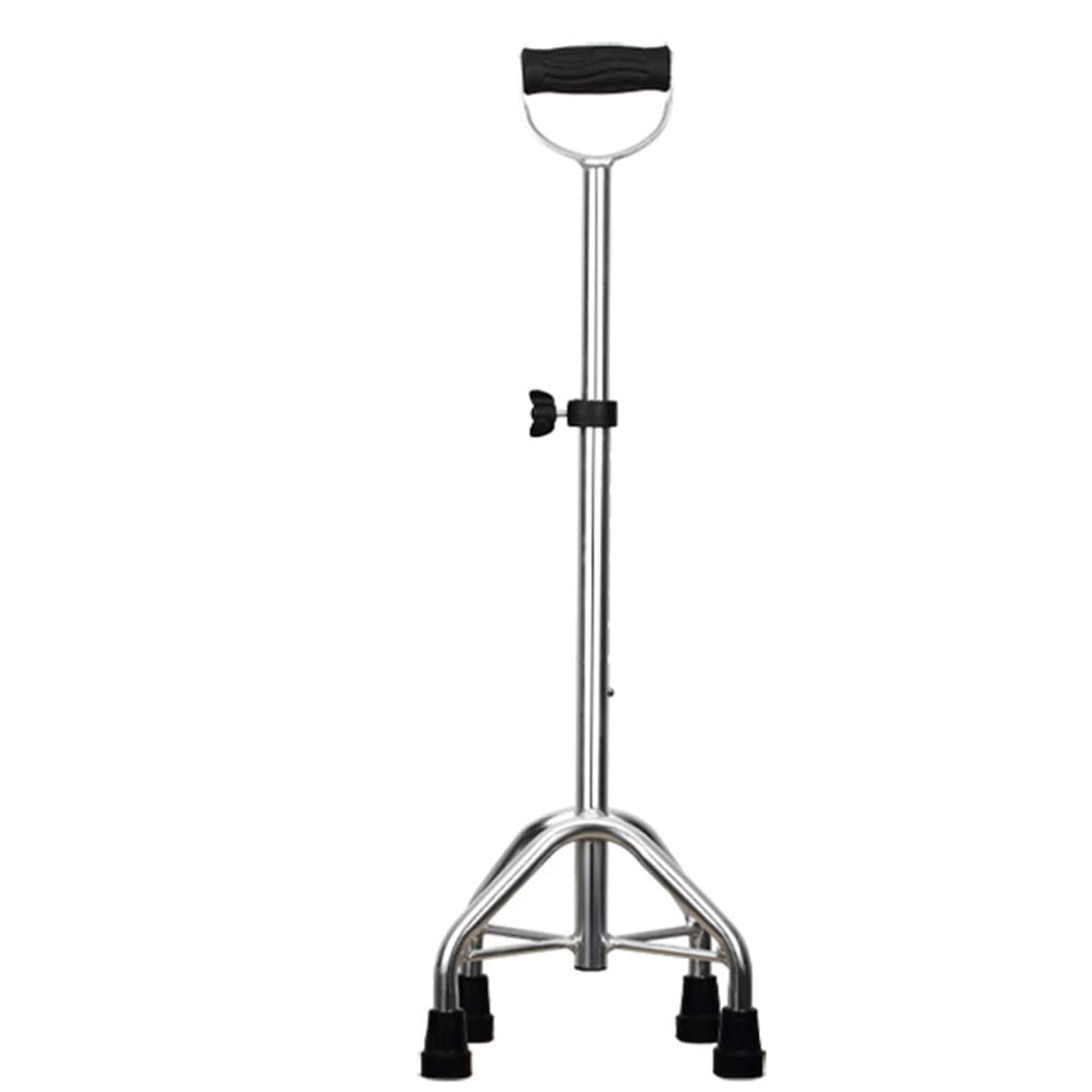 Walking Cane Regulowane kule ułatwiające poruszanie się dla seniorów niepełnosprawnych w podeszłym wieku, spacerówka z siedzeniem, wygodny uchwyt z podstawą poczwórną little surprise