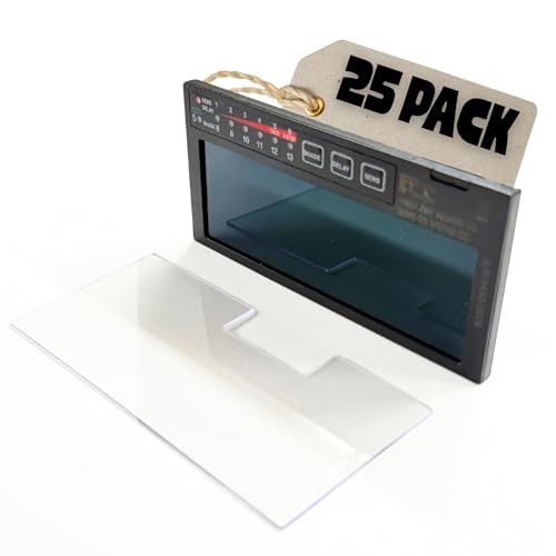 Image of 25 Pack Adjustable 2.0 Clear Lenses | Cutout for button access | For Ridge Products 2.0 Royal Series