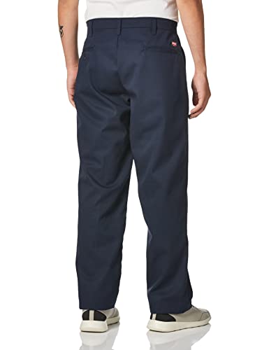 Red Kap Men's Elastic Insert Work Pant, Navy, 36W X 30L #TOP2
