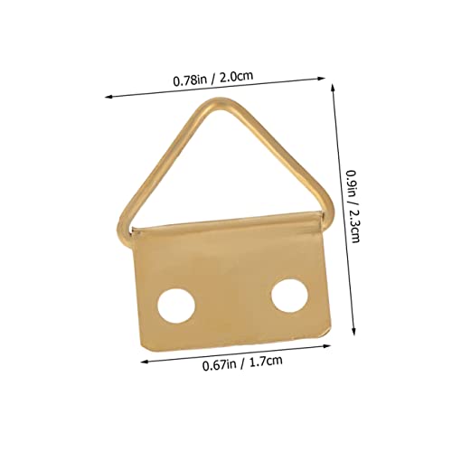 Image of 150PCS Picture Frame Hangers Wall Mounted Hooks for Artwork Smooth Metal Hanging Hardware for Photos Clocks and Decor Easy Installation for Various Wall Types
