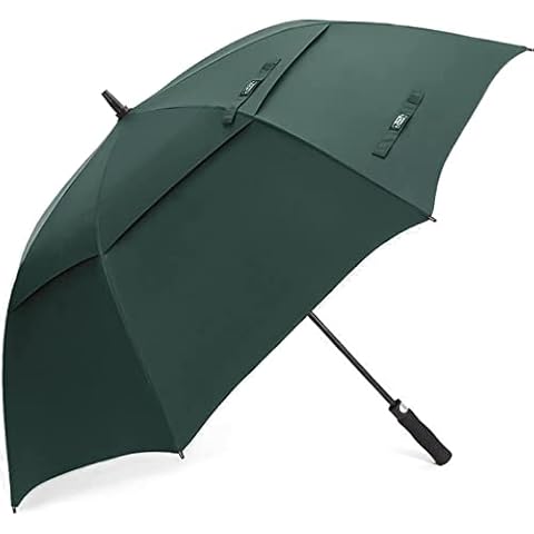 G4Free 47/54/58/62/68 Inch Automatic Open Golf Umbrella Extra Large Oversize Double Canopy Vented Windproof Waterproof Stick Umbrellas Cover
