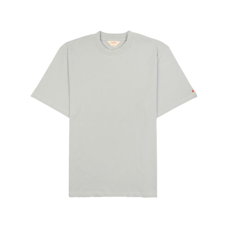 Image of LUDIC Core T Dailymove Collection | Regular Fit | Crew Neck T Shirt | 100% Organic Cotton, 180GSM | Lightweight & Comfortable | Everyday Essential | Casual T-Shirt for Men & Women