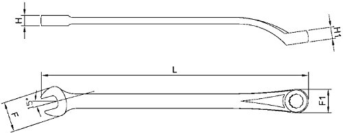 Chave Combinada Belzer Prateada 32mm