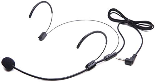Lanbowo Haut-Parleur Câblé Casque Microphone Écouteur Teaching Dédié - Noir Cover