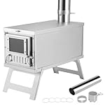 ¡Horno de leña desmontable en acero 304! ¡Solo 3 k...: Las patas antidérapantes garantizan estabilidad incluso en terrenos irregulares. Ideal para acampar, senderismo, picnic y sobrevivencia – todo en un solo dispositivo versátil. La vetrato termico permite visualizar la llama en tiempo real. Con el amor...