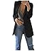 Femme Élégant Blazer à Manches Longues Slim Fit OL Bureau Affaires Veste De Costume Manteau Cardigan Blouson Jacket Solides Poches Avant Ouvert Formel Chemisier À Tailleur Longue Col Revers Business