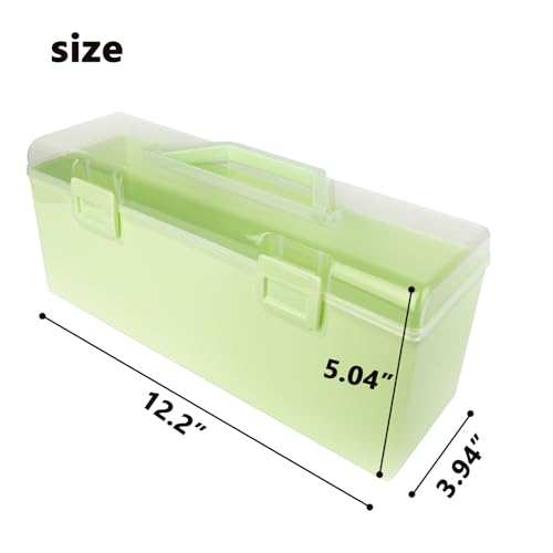 Image of Seed Packets Organizer with Handle - Seed Storage Organizer - Seed Organizer Storage Box - Garden Seed Holder Plastic