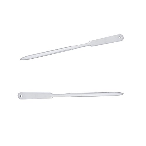 2 Pices Stainless Steel Letter Opener Envelope Openers Hand Letter Envelope Knife Envelope Slitter ,Pack of 2