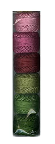 Presencia Hilo Pearl Cotton Tamaño 12 Pack Muestra Yule miniatura 1