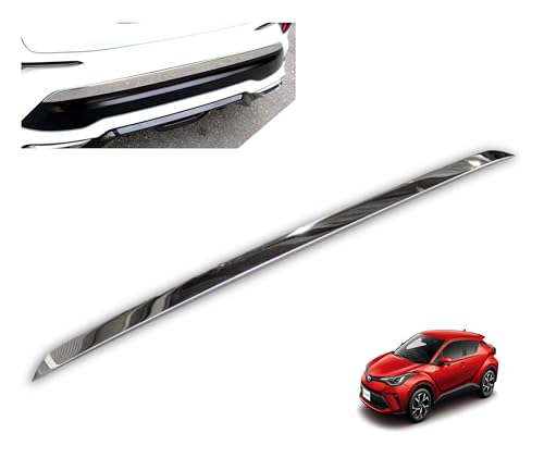 C-HR ZYX10 NGX50 リアバンパー メッキガーニッシュ ステンレス製 クロームメッキ CHR バンパーガーニッシュ エアロ メッキカバー 【HW05T9043】