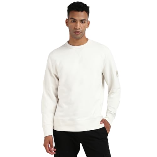 Calvin Klein Sudadera Hombre Sweatshirt Badge Crew Neck sin...