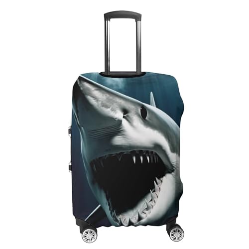 Suitcase Covers for Luggage Washable Luggage Cover Shark Luggages Wheel Covers Elastic Travel Carry On Suitcase Cover Travel Luggages Protector Sleeve Fit 29-32 Inch M4