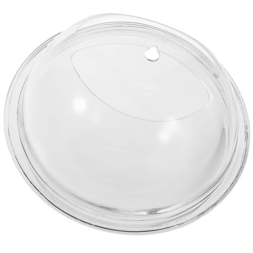 Veemoon Aquarium Rond en Acrylique Transparent Suspendu Mural, Bol à Poissons Sécurisé pour Plantes, Décoration Murale Maison Café