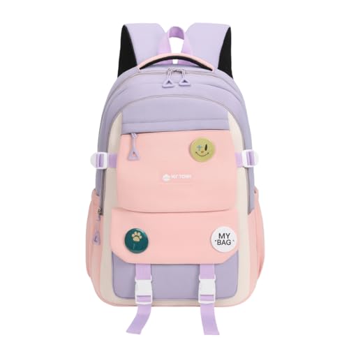 Depbag - Mochila Escolar Alça Acolchoada Costa Anti Furto Notebook - Lilás