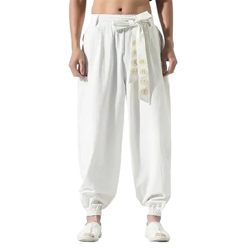 Streetwear Harem Pants Street Workout Bottom Traditional Chinese Men Clothing Kungfu Men