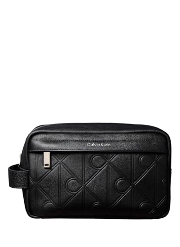 Sac en cuir Calvin Klein LV04D1179GUB1 noir chic à poignée One Handle Bag