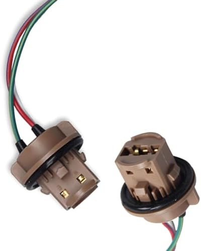 Amazon.com: dawfall 2 PCS 7443 Car Light Bulb Wiring Harness Socket, 1.