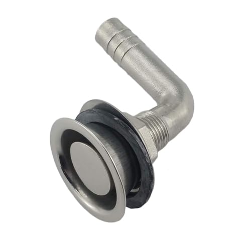 5/8"O.D. Universal 90° Stainless Steel Marine Boat Flush Mount Fuel