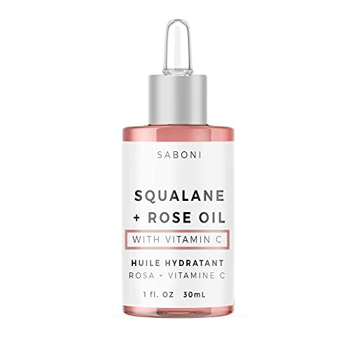 Squalane + Rose Oil with Vitamin C Moisturizing Anti-aging Serum