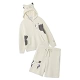 [ジェラート ピケ] 【ドラゴンクエスト】【ユニセックス】ジェラートモーモンパーカ＆ハーフパンツセット PUNT255011 CRM (S-M)