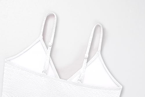 Image of Girls Swimsuit Solid Bathing Suit 2 Piece Twist Cross Adjustable Straps Soft Lining Bikini for Teen Girls with Chest Pad