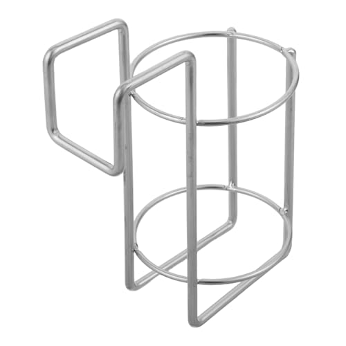 Garneck Elegant Hand Lotion Rack Hand Holder Stainless Steel Metal Hooks for Trolley Soap Dispenser Bracket