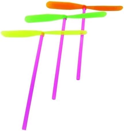 10-Pack Flying Toy Colorful Dragonfly Bamboo Copter for Kids, Flying Toys, Dragonfly Toy for Kids (Multicolour) 1
