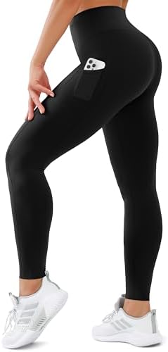 SUNCLOVE High Waisted Leggings for Women Tummy Control Buttery Soft Yoga Pants Womens Gym Workout Running Leggings