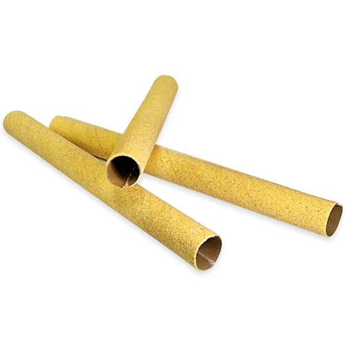 S&X Sanded Perch Covers for Parakeets, Lovebirds, Parrotlets, Finches, Canaries, Large Perch Covers 3/4' Diameter X 9' Long, 3-Pack
