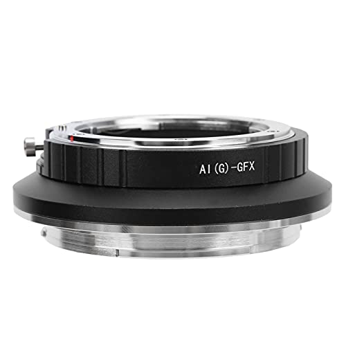 Sxhlseller Bague de Conversion Adaptateur D'objectif Portable AI(G)‑GFX pour Objectif Nikon AI vers Appareil Photo GFX 50S/GFX50R/GFX 100/GFX 100S