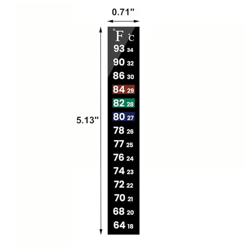 Aquaneat G399 6 Pcs Aquarium Thermometer Strips thumb #5