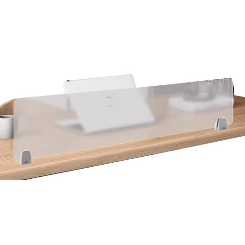 Séparation transparente amovible de 120 cm pour bureau
